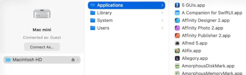 Bestanden kopiëren van een Mac die niet opstart